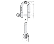 Austlift Dee Screw Type Shackles - Grade S - Various Sizes